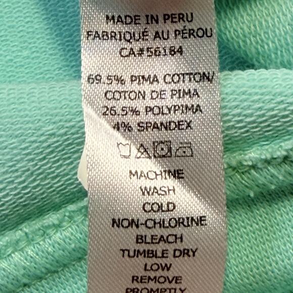 B Draddy 123rd US Open LACC Golf Pullover womens Medium Aqua 1/4 Zip Sweatshirt - Picture 9 of 10